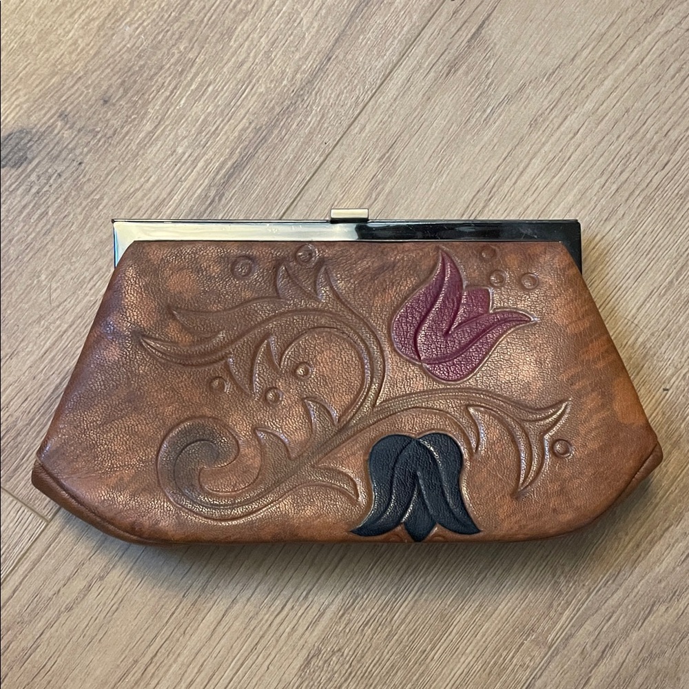 Vintage Embossed Clutch